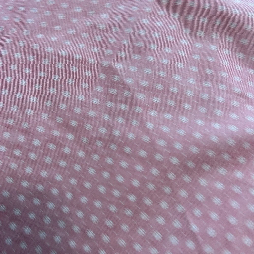 Banana Republic Preppy Pink Men’s Short Sleeve Button Down  Size L Slim Fit
